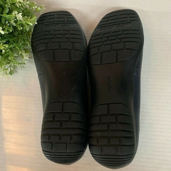 Easy Street Women Purpose Slip On Flat Loafers Navy Comfort Footbed - Picture 6 of 8